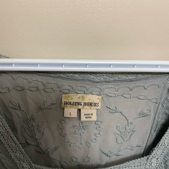 ANTHROPOLOGIE Holding Horses Ocean Dipped Tunic Dress - Picture 10 of 10